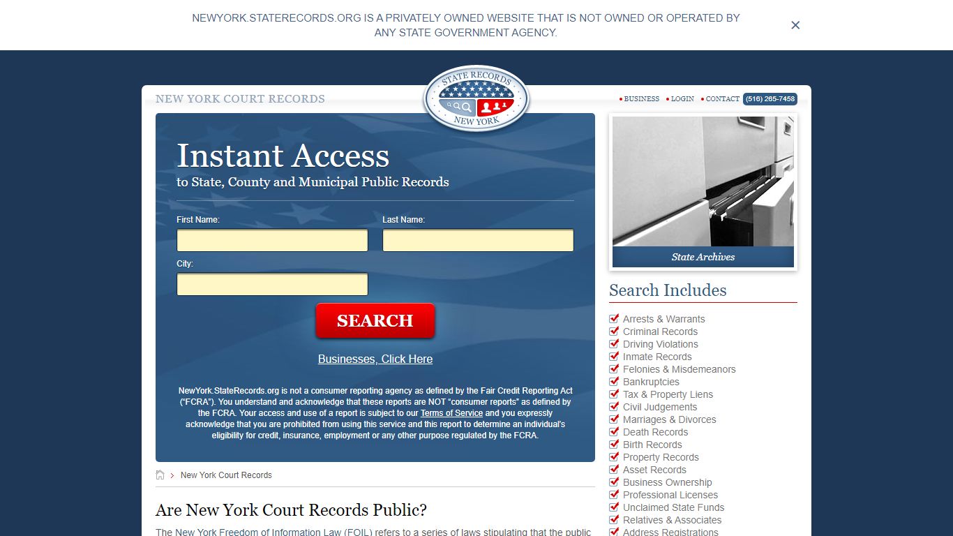 New York Court Records | StateRecords.org